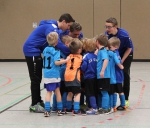 Einschwören vor dem Spiel: Die Mini-Stars des SV Glehn