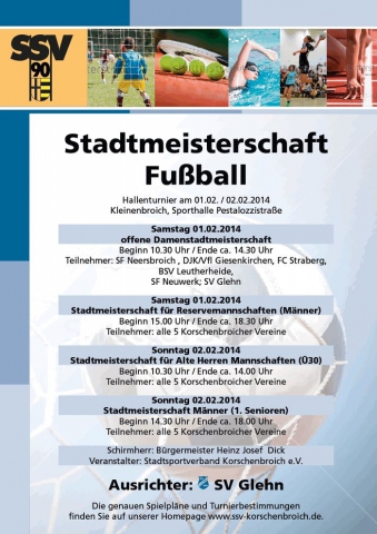 Korschenbroicher Fußball-Stadtmeisterschaft 2014