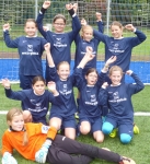 Die U13 des SV Glehn nach dem ersten Saisonauftritt